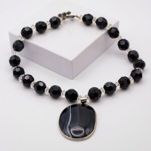 Gorgeous lightweight glass bead choker mermaidcore